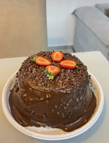 Bolo Trufado de Chocolate